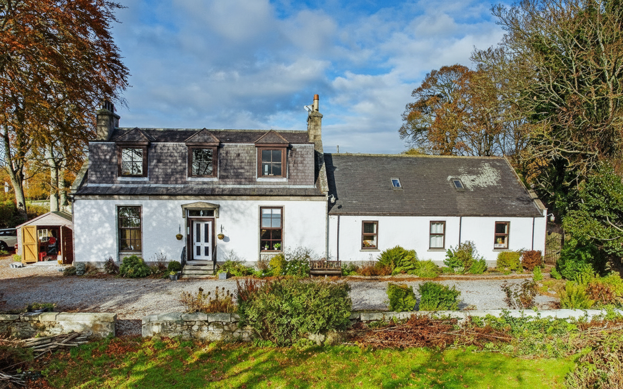 Brighten, sharpen, and enhance the colors of this care home image so it looks more vivid and welcoming while still natural.